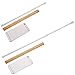 Hotop 3 Pack Cupboard Bars Tensions Rod Spring Curtain Rod, Adjustable Width (15.7-27.6 Inches, White)