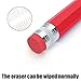 BUSHIBU Wooden Jumbo Pencils for Prop/Gifts/Decor - 14 Inch Funny Big Novelty Pencil with Cap(Red) for Schools and Homes