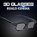 GELETE 3D Glasses for Movies Passive Unisex Passive 3D Glasses for LG, Panasonic, Vizio and All Passive 3D TVs & RealD 3D Cinema Glasses (12 Pack Give 4 Pack)thumb 1