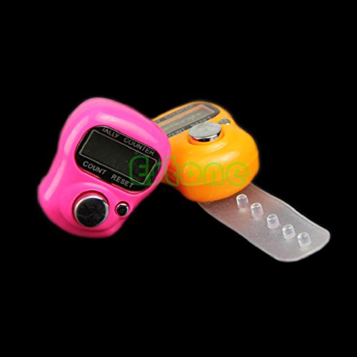 Qisuw LCD Electronic Digit Tally Counter Stitch Marker and Row Counter