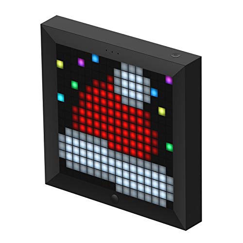 Divoom Pixoo Digital Frame with App Controlled 16X16 LED Screen (Black)