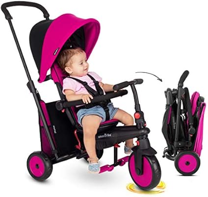smartrike str3 6 in 1 folding trike pink