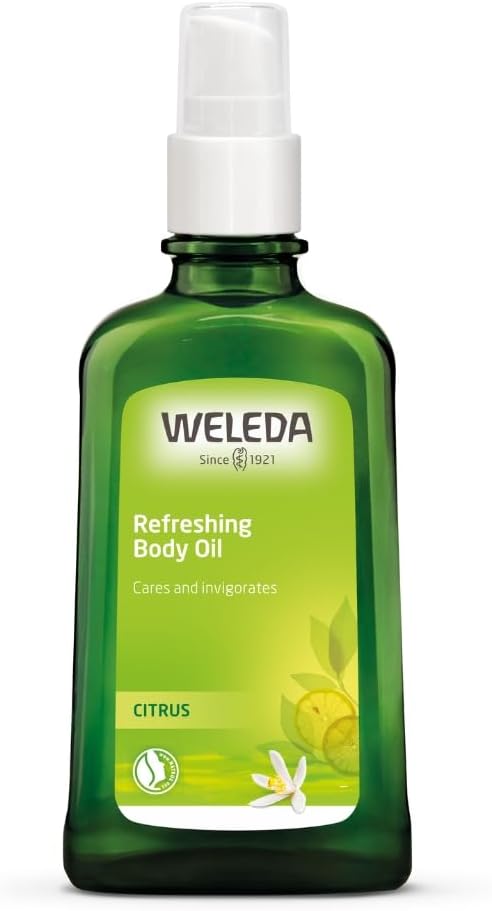 Weleda Organic Citrus Refreshing Body Oil 100ml - Vegan Smooth Skin