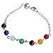 Top Plaza 7 Chakra Jewelry Sets - Healing Balance Energy 7 Chakra Bracelets + Necklace + Earrings(#3)