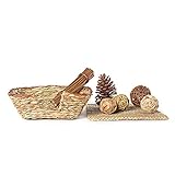 Niteangel Woven Grass Small Animal Bed Fun Play Toys