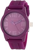 Kenneth Cole REACTION Women's 'Reaction' Quartz Brass and Silicone Casual Watch, Color:Purple (Model: RK2226)