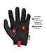 Mechanix Wear: Utility Work Gloves with Secure Fit, Touchscreen Capable, High Dexterity, Synthetic Leather Glove for Multi-purpose Use, Work Gloves for Men, Black (Black, Small)