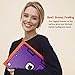 QQCASE for iPad 10.2 Case 2019,New iPad 7th Generation Case,Three Layer Shockproof Kickstand Anti-Scratch Hybrid Silicone Protective Case for Apple iPad 10.2 inch 2019 Release Purple Black