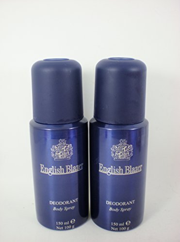 English Blazer Men's Original Deodorant Body Spray Set Of Two