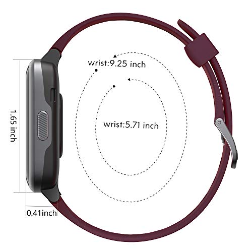 Smart Watch Bands Soft Silicone Replacement Bands for Willful Smart