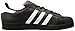adidas Originals mens Superstar Sneaker, Core Black/White/Core Black, 10.5 US