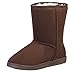 DAWGS Womens 9 Inch Faux Shearling Microfiber Vegan Winter Boots