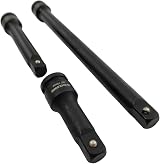 Toolzone 1/2" Drive Impact Extension Bar Set 3 Piece 75 125 250mm Long view 2