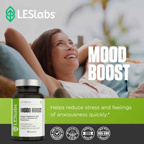 LES Labs Mood Boost Stress Relief, Mood Support, Deep Relaxation