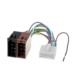Amazon.com: Clarion 16 Pin to ISO Lead Wiring Loom Power ... clarion dxz735mp wiring harness code 
