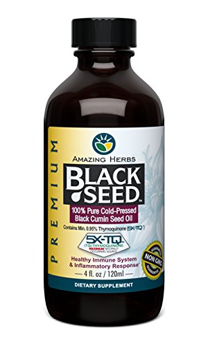 Amazing Herbs Black Seed Cold-Pressed Oil - 4oz