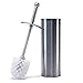 Huji Stainless Steel Toilet Brush and Holder for Bathroom (1, Stainless Steel Toilet Brush)