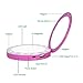 Portable Charger LED Makeup Mirror Compact Power Bank 3000mAh as Gift for Friends,Girls,Mom etc with 1x/3x Magnified Vanity Mirror (Pink)