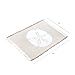 Living Fashions Table Placemats Set of 4 - Beach Themed Nautical Kitchen Placemats for Dining Table - 100% Washable Cotton Place Mat- Seashell, Sand Dollar, Starfish & Anchor Designs with Fringes