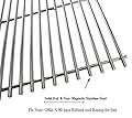 Hisencn BBQ Replacement Stainless Steel Cooking Grid Grates Parts for Great Outdoors,Charbroil 463250509, 463250510, Thermos 461262409, Vermont Castings Grills Models