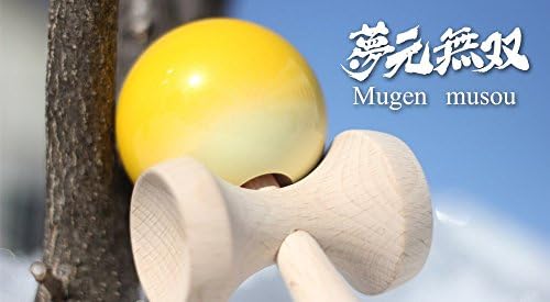 MUGEN MUSOU KENDAMA Spring Yellow Limited Color GLOKEN Made in Japan
