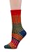 Women's Crew Socks Wool Thick Winter 5-Pack - Wave, Medium