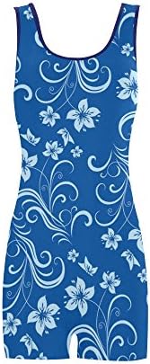 Women's Vintage Floral BoyLeg One Piece Swimsuit Swimwear Tankini