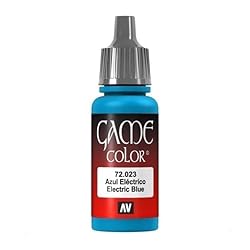 Vallejo Game Color Electric Blue Paint, 17ml