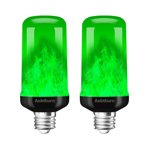 Aobthurn Flame Light Bulbs 4 Modes LED