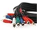 Cmple 25 feet Component Video Audio Cable 5-RCA HDTV Gold