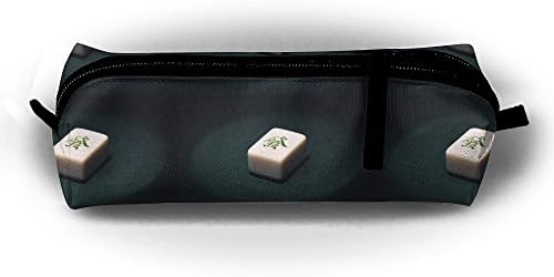 EWFBVa Durable Zipper Stationery Bag The Dragon Of Chinese Mahjong Big Capacity Pencil Case