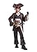 POTC5 Captain Jack Sparrow Deluxe Costume, Multicolor, Medium (7-8)