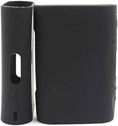 Non-slip Kangertech Nebox 60w Protective Gel Silicone Skin Case Cover Skin Sleeve Wrap Perfect Fit Nebox 60w Kit (Black)