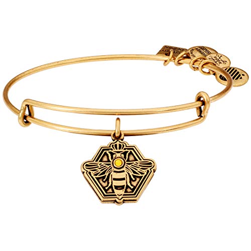 Alex and Ani Charity By Design, Queen Bee Rafaelian Gold Bangle Bracelet