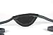 Leather Eyepatch. Slight Convex Eye Patch (Right Eye, Black)