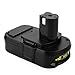 Energup 2 Pack 2.0A Ryobi 18V Lithium Battery Pack Replacement for Ryobi 18-Volt ONE+ P104 P105 P102 P103 P107 Cordless Tools Battery