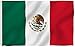 Anley Fly Breeze 3x5 Foot Mexico Flag - Vivid Color and UV Fade Resistant - Canvas Header and Double Stitched - Mexican MX National Flags Polyester with Brass Grommets 3 X 5 Ft