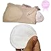 Reusable Makeup Remover Pads - 10 Nonslip Bamboo Reusable Cotton Pads Face Rounds - Zero Waste w/Washable Laundry Bag