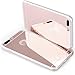 iPhone 7 Plus Mirror Case for Women Girl, Q-Shox [Rose] [Love Series] Luxury Makeup Soft Flexible Case for iPhone 7 Plus