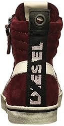 Diesel Men's D-Velows MID LACE Sneaker, Wine, 9 M US