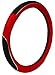 Custom Accessories 39772 Red with Chrome Accent Steering Wheel Cover
