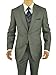 Gino Valentino 3 Piece Men's 2 Button Jacket Flat Front Pants Vested Suit