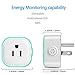 WiFi Smart Plug,EletecPro 2 Packs Mini Wireless Remote Control Timing Socket Outlet Compatible with Amazon Google Home No Hub Required (2 packs)