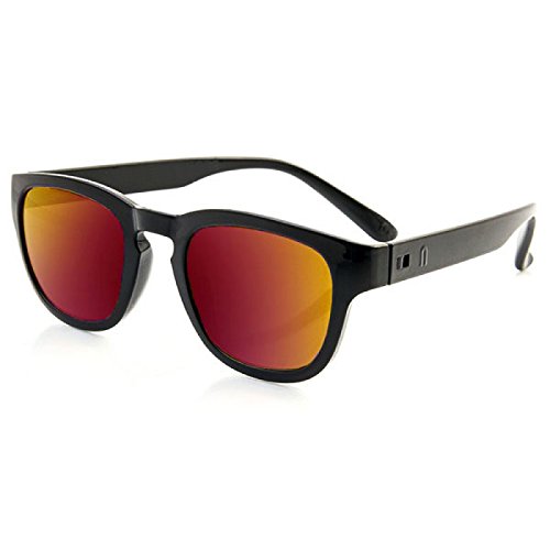 Glasses Nannini Paris Glossy Black – Red Revo Lens