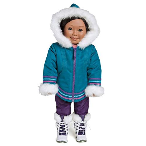 Maplelea Aputi Parka - Traditional Inuit Parka, Snow Pants and Boots for 18 Inch Doll