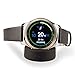 Samsung Gear Sport Smartwatch Charger,Itian Wireless Charging Dock Cradle Stand for Samsung Gear S3 S2 Classic Sport Frontier(NO adapter)-Black