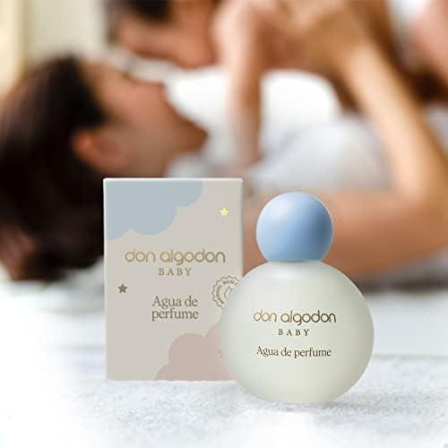 Don algodão perfume baby água eau algodão de parfum apt recém -nascidos, 93% natural, vegan, com agentes hidratantes .1ud, 100 ml