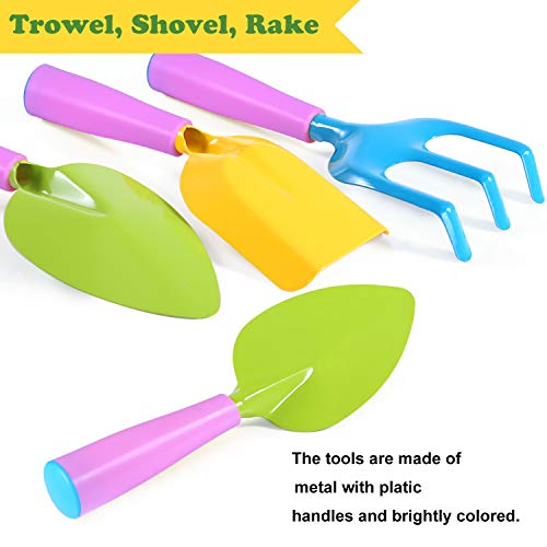 image for INNOCHEER Kids Gardening Tools, Outdoor Toys and Learning Toys Garden 