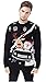 V28® Men's Christmas Reindeer Snowman Penguin Santa and Snowflake Sweater (Large, CarRace)