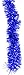 Tinsel Garland 25 ft, Perfect for Holiday, Memorial Day, 4th of July, Christmas, New Year's Eve Celebration, Wedding, Birthdays, Festivities, Special Events, Decorative Accents, 1 Blue, 25 ft. Long